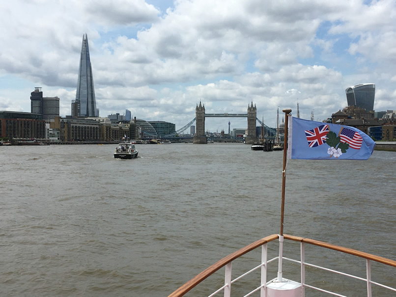 Approaching Tower Bridge